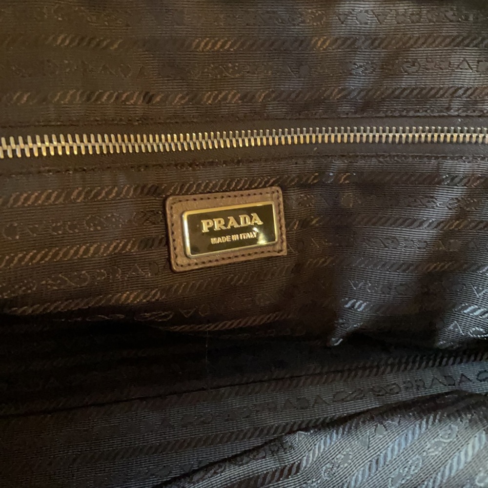 Authentic Prada Ombré Glacé Double Zipper - Picture 11 of 13